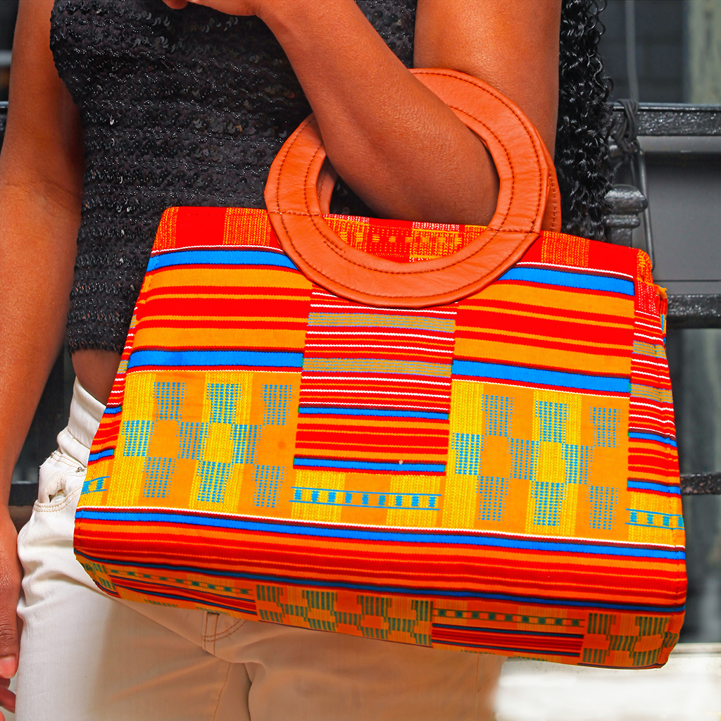 Sac africain kente Accessoire ethnique Massaizoubeauty54